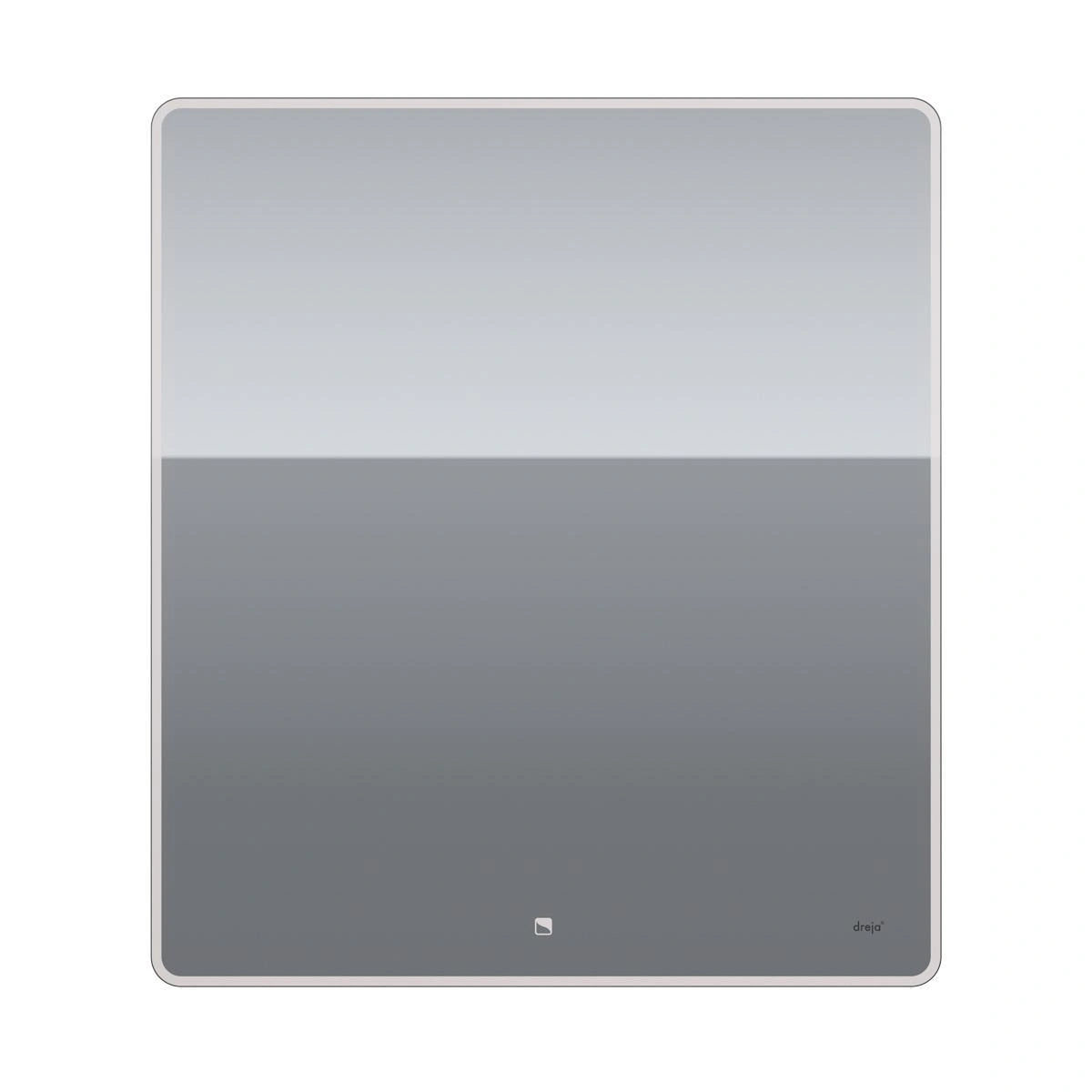 Зеркало Dreja Point 80x90 см, белый от магазина Vanna-Vanna.ru!