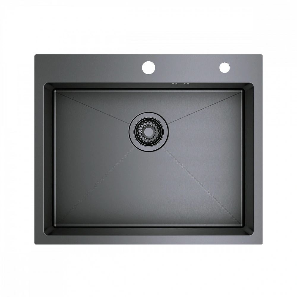 Кухонная мойка Raglo R701.6050.09, 60х50, комплект, графит от магазина Vanna-Vanna.ru!