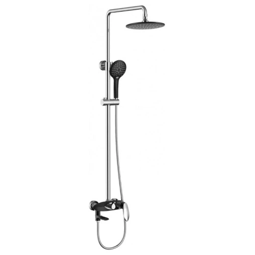 Душевая система Grocenberg GB7001BC, черный/хром