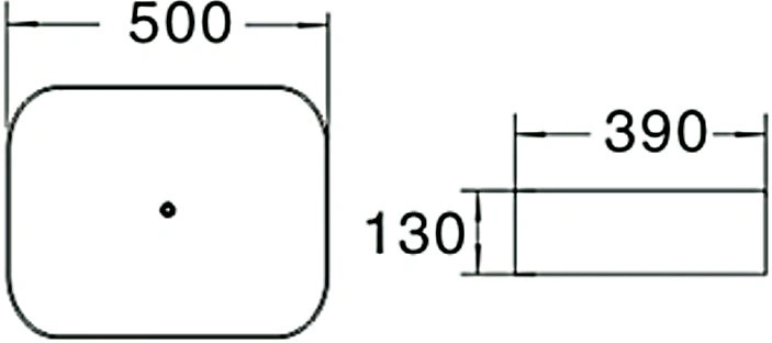 Раковина SantiLine SL-1051 накладная, белая от магазина Vanna-Vanna.ru!