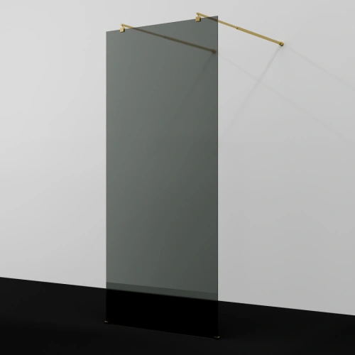 Душевая перегородка WasserKRAFT Vechte 60W39PG-TG глянцевое золото от магазина Vanna-Vanna.ru!