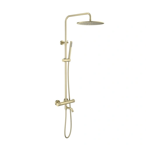 Душевая система с термостатом Timo Saona SX-2380/17 золото матовое от магазина Vanna-Vanna.ru!