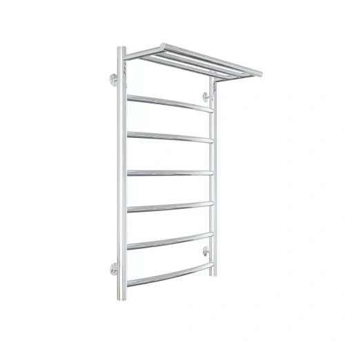 Полотенцесушитель водяной Laris Классик П7 500х800 с полкой, хром от магазина Vanna-Vanna.ru!