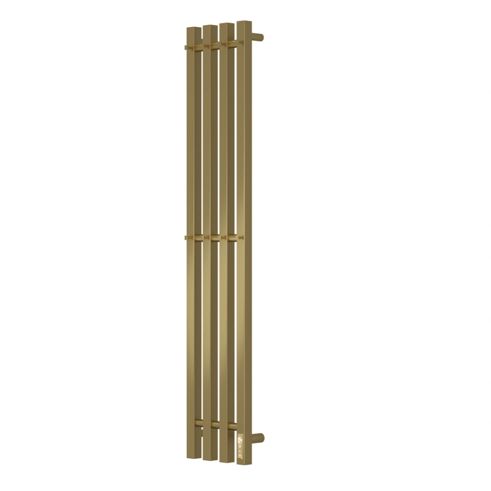 Полотенцесушитель электрический APEXTERMO Сириус SR10113GL 1100x180 с крючками, золотой матовый от магазина Vanna-Vanna.ru!