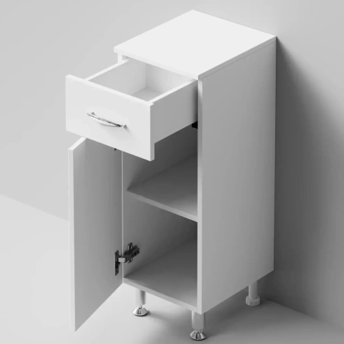 Тумба-комод Vod-ok Колумбия 30 L левая, белая от магазина Vanna-Vanna.ru!