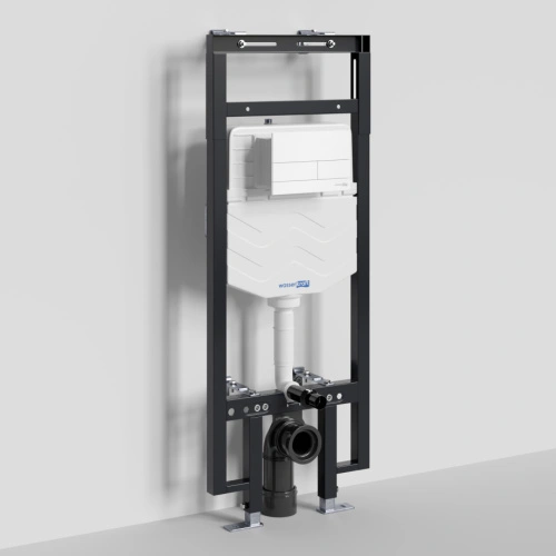 Инсталляция WasserKraft Dinkel 58TLT.010.ME.WM04 для подвесного унитаза, с кнопкой от магазина Vanna-Vanna.ru!