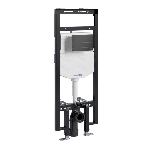 Инсталляция WasserKraft Dinkel 58TLT.010.ME.MB04 для подвесного унитаза, с кнопкой от магазина Vanna-Vanna.ru!