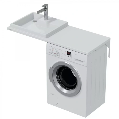 Раковина Санта Юпитер 1300х500 L белая от магазина Vanna-Vanna.ru!