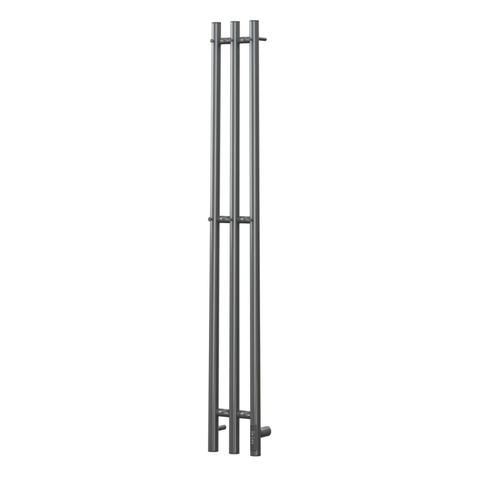 Полотенцесушитель электрический APEXTERMO Luna LN10112GF 1100x120 с крючками, графит металлик от магазина Vanna-Vanna.ru!
