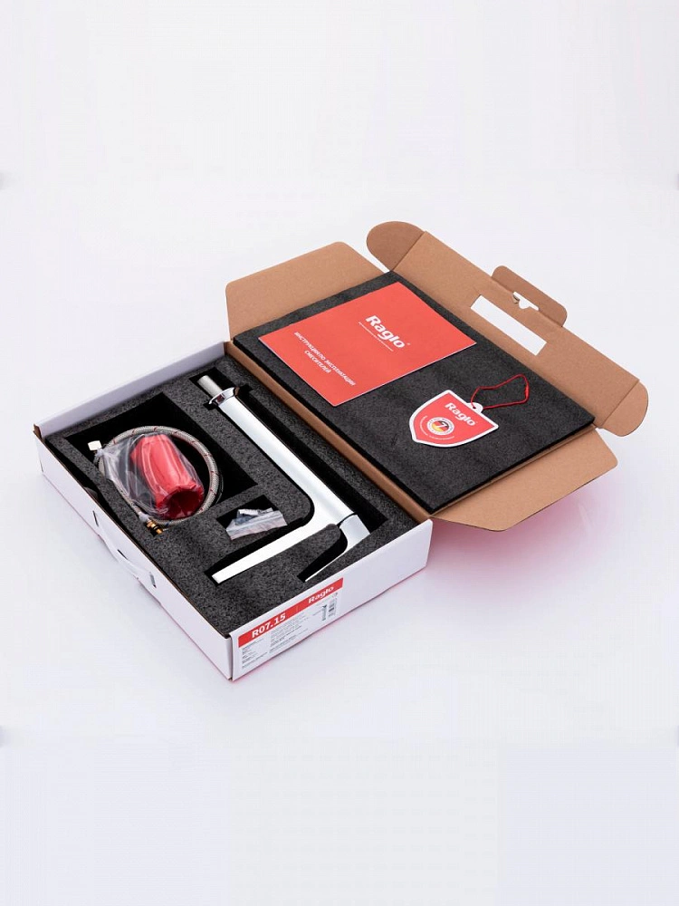 Смеситель для раковины высокий Raglo R07.15, хром от магазина Vanna-Vanna.ru!