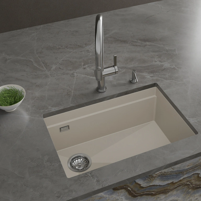 Кухонная мойка Rivelato LINO LN-654-L топаз от магазина Vanna-Vanna.ru!