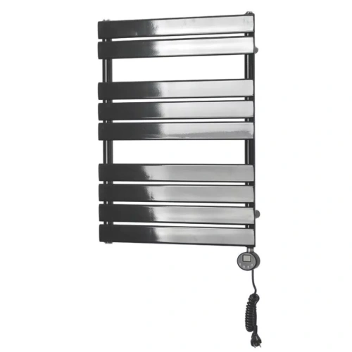 Полотенцесушитель электрический Domoterm Вита П9 500х748 ER правый, черный матовый от магазина Vanna-Vanna.ru!