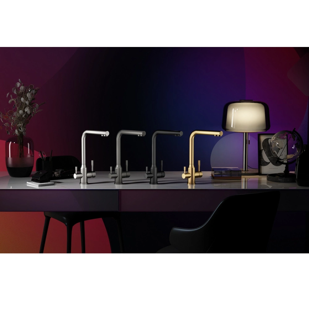 Смеситель для кухни с подключением фильтра Raglo R81.61.05, сатин