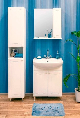 Зеркало со шкафчиком Sanflor Карина 45 R от магазина Vanna-Vanna.ru!