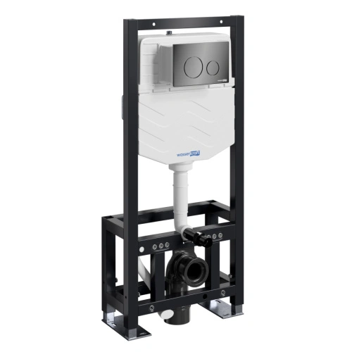 Инсталляция WasserKraft Dill 61TLT.010.ME.PB02 для подвесного унитаза, с кнопкой от магазина Vanna-Vanna.ru!