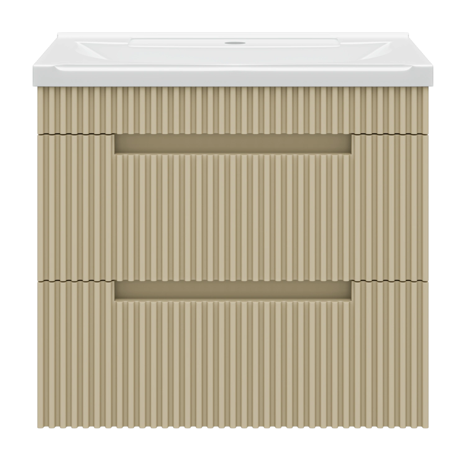 Тумба с раковиной Brevita Ariana 60 подвесная, капучино