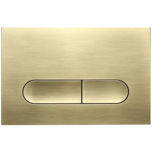 Кнопка смыва Veconi FLUSH V3, FLV3-G, 240х162х9, пластик, золото брашинг от магазина Vanna-Vanna.ru!
