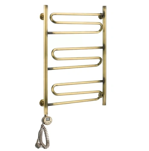 Полотенцесушитель электрический Domoterm Офелия П9 500x700 АБР EL, античная бронза