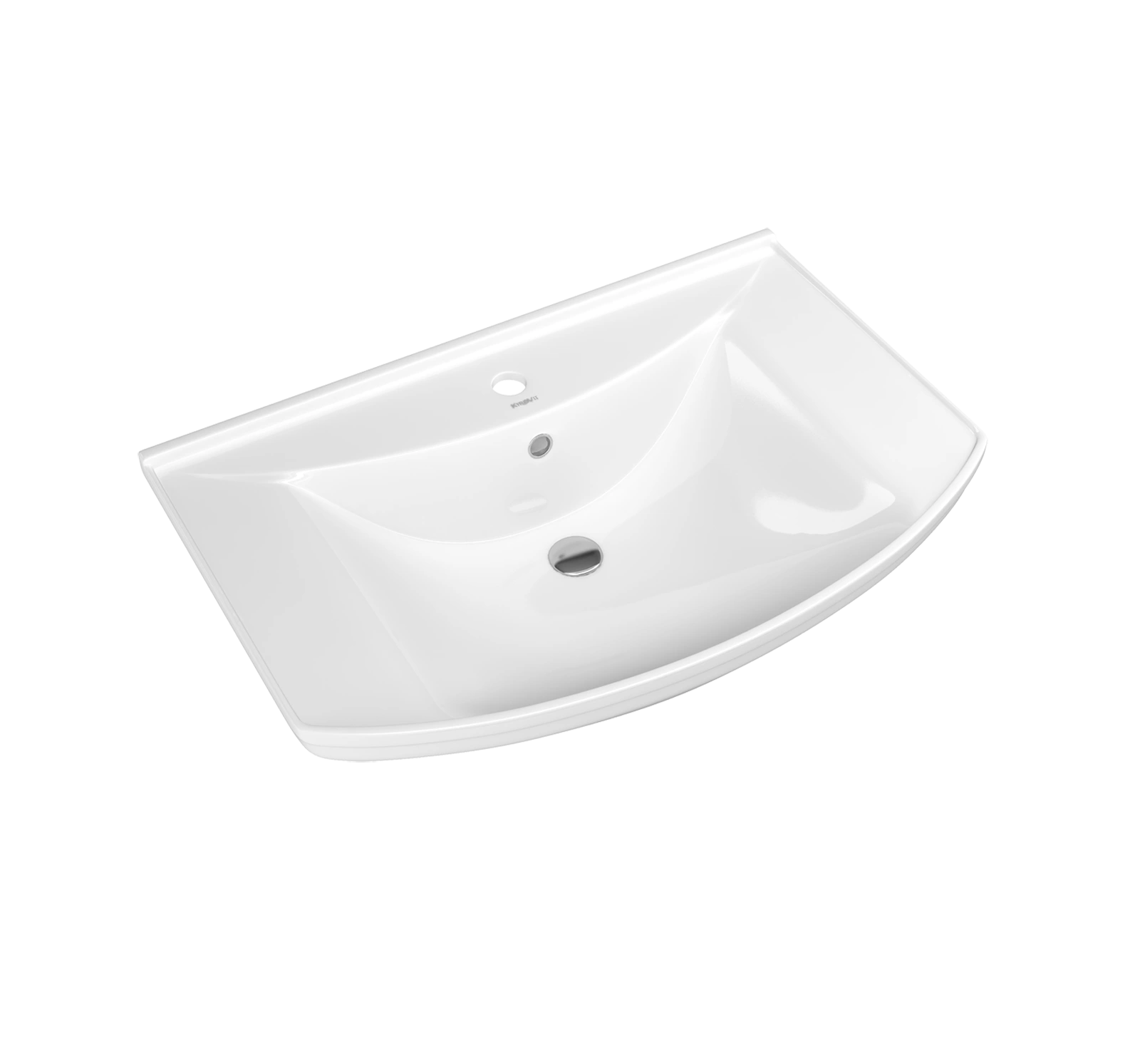 Тумба с раковиной Адам 75 напольная, Лиственница структурная контрастно-серая от магазина Vanna-Vanna.ru!