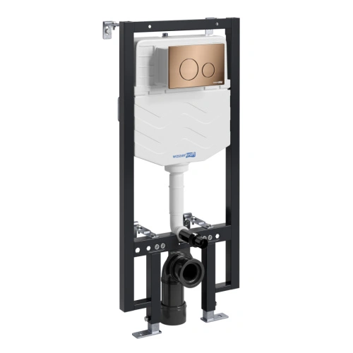 Инсталляция WasserKraft Vils 56TLT.010.ME.RG02 для подвесного унитаза, с кнопкой от магазина Vanna-Vanna.ru!