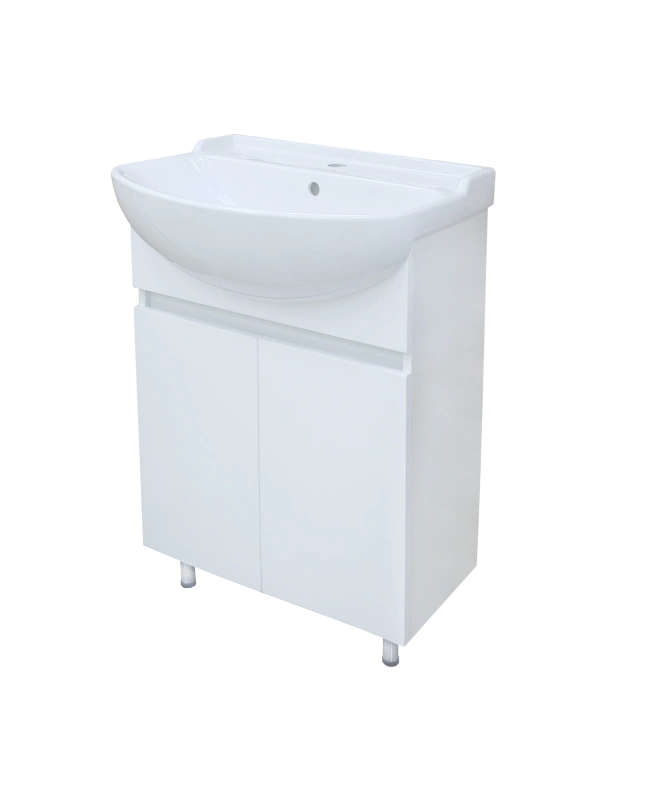 Тумба с раковиной Misty Амур 60 белый от магазина Vanna-Vanna.ru!