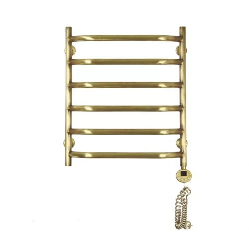 Полотенцесушитель электрический Domoterm Лаура Плюс П6 500х600 АБР ER, античная бронза