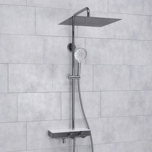Душевая стойка WasserKraft A113.119.127.CH Thermo хром от магазина Vanna-Vanna.ru!