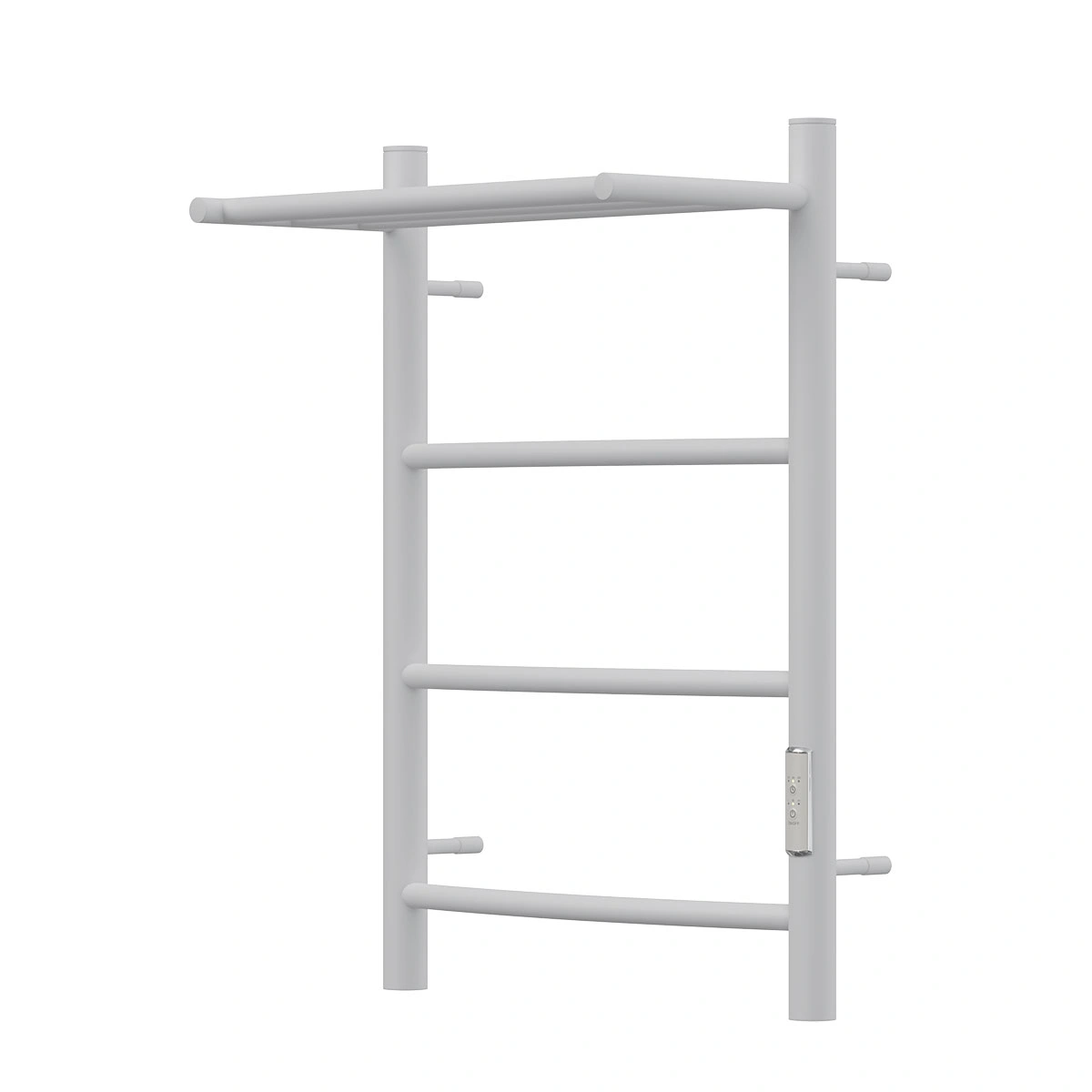 Полотенцесушитель электрический APEXTERMO Corona CR01164WM 600x400 с полкой, белый матовый от магазина Vanna-Vanna.ru!