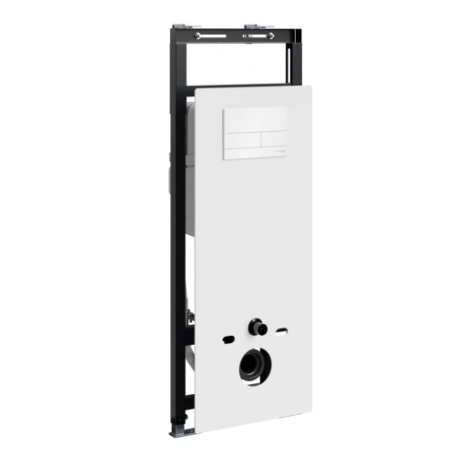 Инсталляция WasserKraft Salm 27TLT.010.ME.WH.WH04 для подвесного унитаза, с кнопкой от магазина Vanna-Vanna.ru!