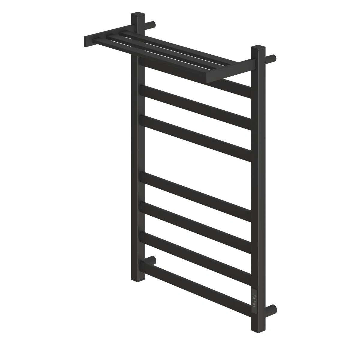 Полотенцесушитель электрический APEXTERMO Terra TR01185BM 800x500 с полкой, черный матовый