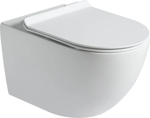 Унитаз SantiLine SL-5002T-MW подвесной, с микролифтом, белый от магазина Vanna-Vanna.ru!