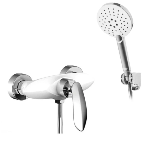 Смеситель для душа Groсenberg GB9001WC, белый/хром от магазина Vanna-Vanna.ru!