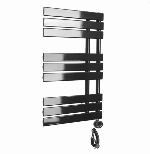 Полотенцесушитель электрический Domoterm Дельта П9 500х820 ER правый, черный матовый от магазина Vanna-Vanna.ru!