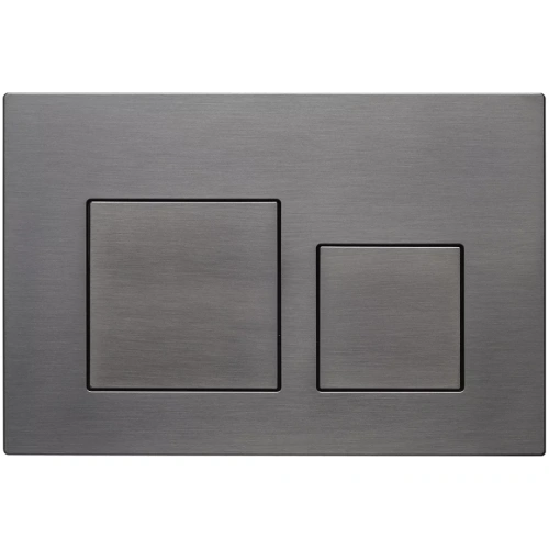 Кнопка смыва Veconi FLUSH V4, FLV4-GM, 240х162х10, пластик, оружейная сталь от магазина Vanna-Vanna.ru!