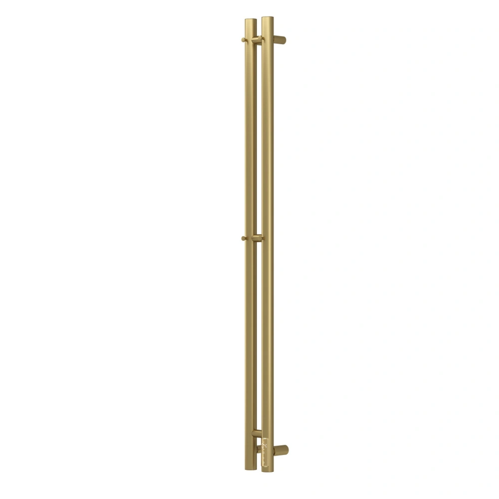 Полотенцесушитель электрический APEXTERMO Луна LN10111GL 1100x80 с крючками, золотой матовый от магазина Vanna-Vanna.ru!