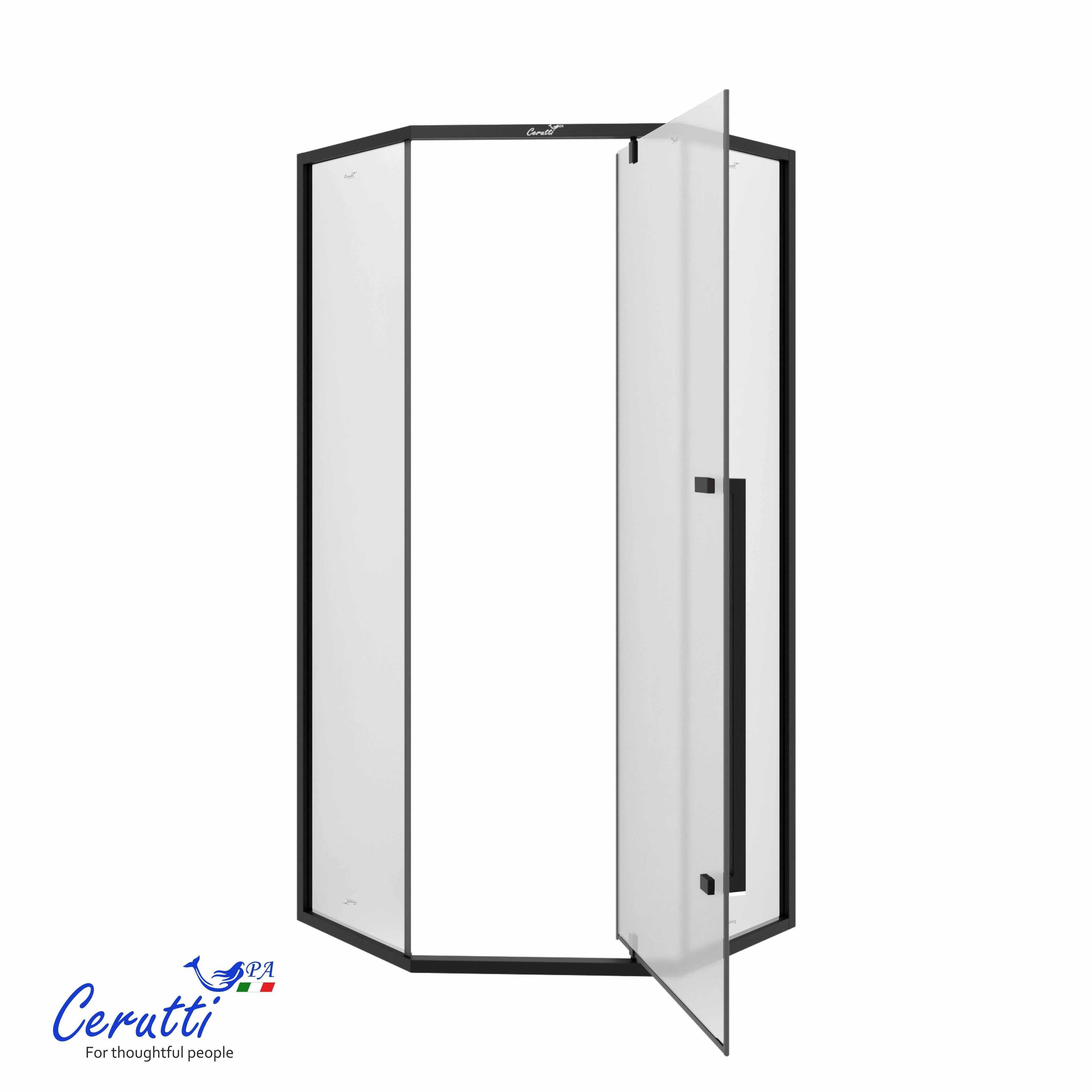 Душевое ограждение Ceruttispa C3AF R (90x90x195) от магазина Vanna-Vanna.ru!