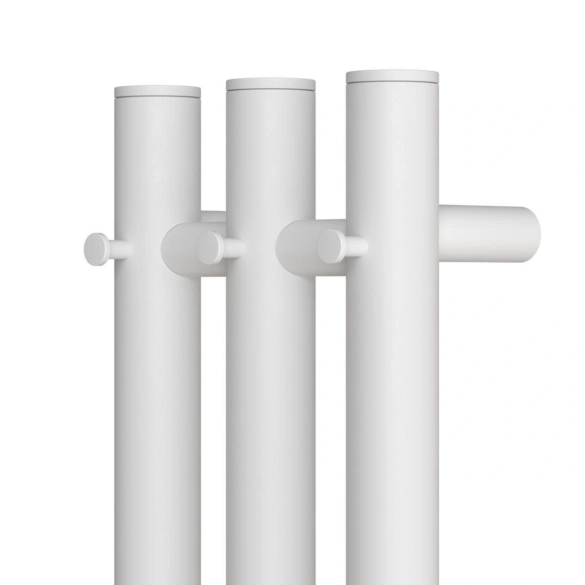 Полотенцесушитель электрический APEXTERMO Luna LN10122WM 1200x120 с крючками, белый матовый от магазина Vanna-Vanna.ru!