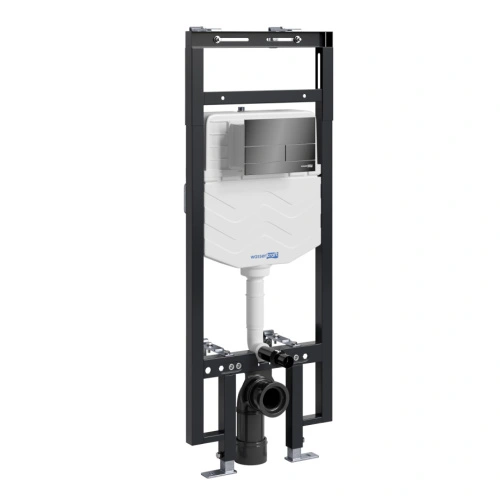 Инсталляция WasserKraft Dinkel 58TLT.010.ME.PB04 для подвесного унитаза, с кнопкой от магазина Vanna-Vanna.ru!