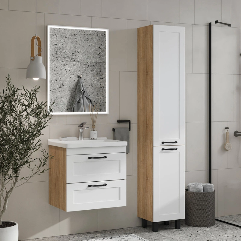 Зеркало EQUIL Lago LED 60 белый от магазина Vanna-Vanna.ru!