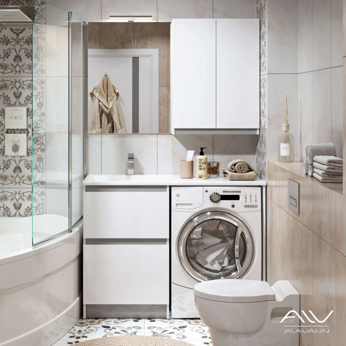 Зеркало Alavann Soft Silver 60 от магазина Vanna-Vanna.ru!