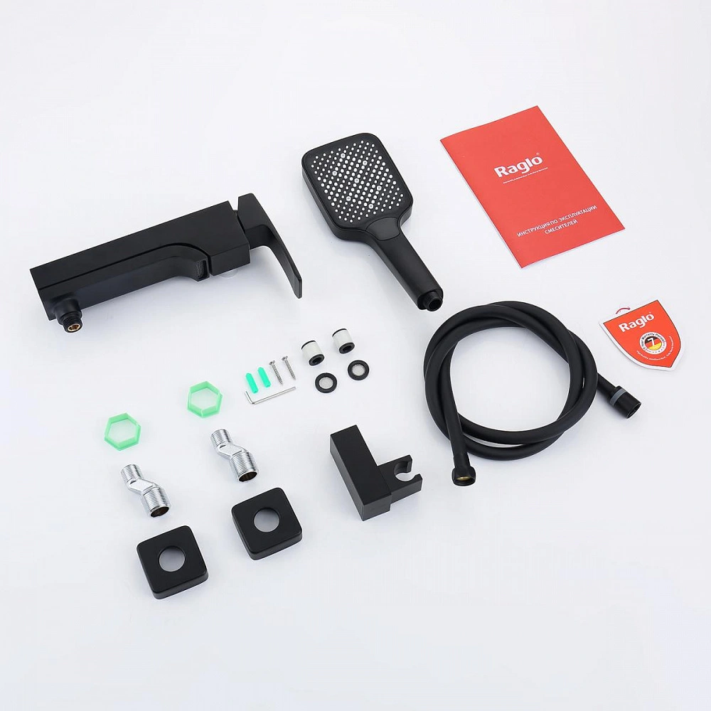 Смеситель для ванны Raglo R02.30.06, черный от магазина Vanna-Vanna.ru!