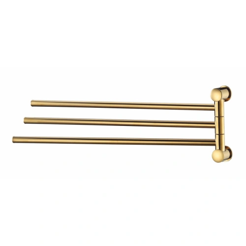 Полотенцедержатель WasserKRAFT K-1033POLISHED GOLD тройной, PVD-покрытие глянцевое золото от магазина Vanna-Vanna.ru!