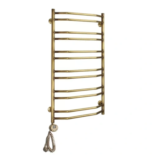 Полотенцесушитель электрический Domoterm Лаура П12 500x985 АБР EL, античная бронза