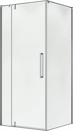 Душевой угол распашной Terminus Альба, 900х900х2200, хром, стекло прозрачное осветленное