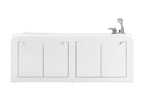 Экран под ванну Vod-ok Elite Флорена 170 распашной белый от магазина Vanna-Vanna.ru!