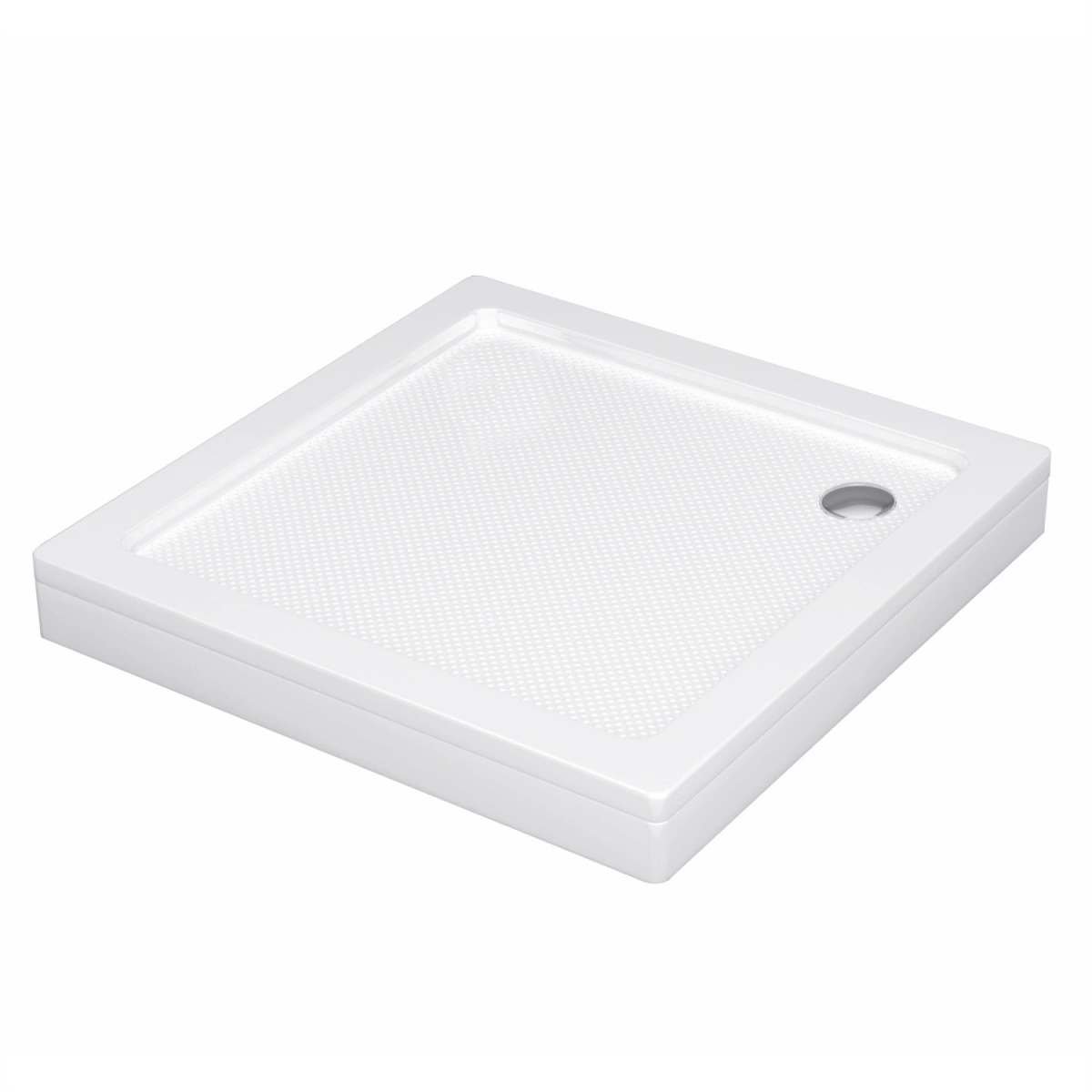 Поддон для душа WasserKraft Amper 29T02 80х80 квадратный, акриловый, белый от магазина Vanna-Vanna.ru!