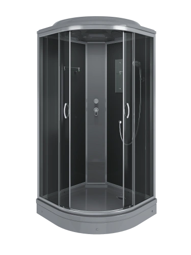 Душевая кабина Erlit ER3510P-C2-RUS_GRAY (1000*1000*2150) от магазина Vanna-Vanna.ru!