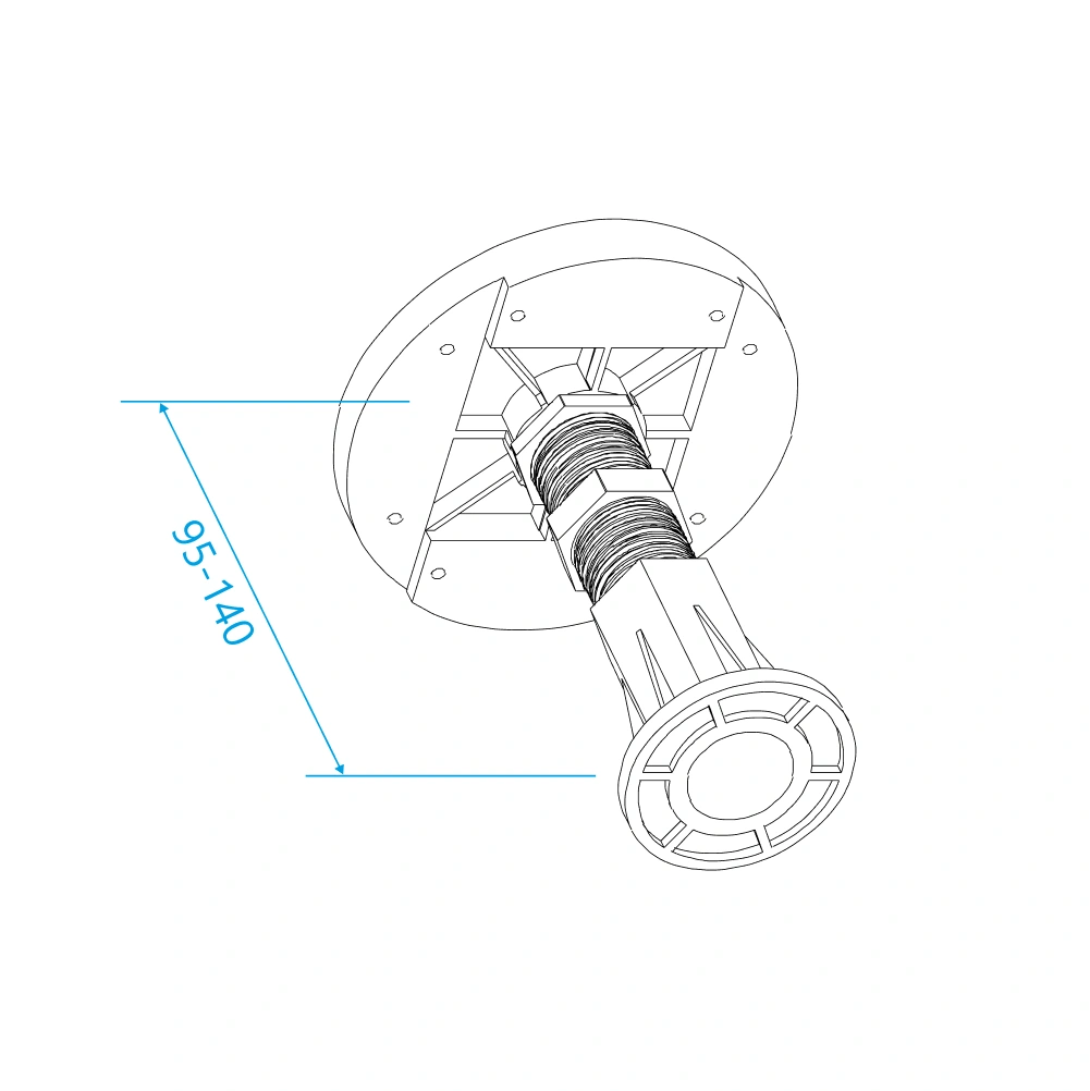 Ножки для поддона RGW N-01 (08) 8 шт. от магазина Vanna-Vanna.ru!
