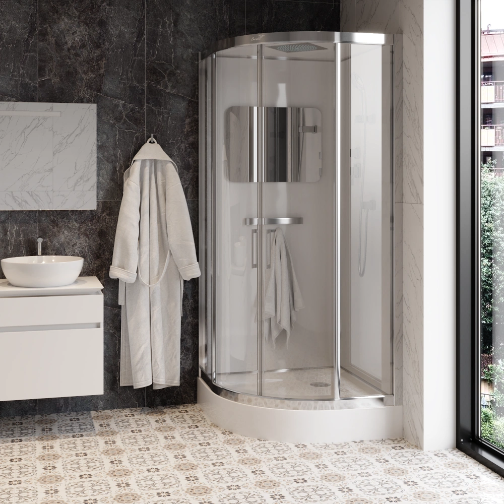 Душевая кабина Ceruttispa VIVA101 (100x100x215) от магазина Vanna-Vanna.ru!