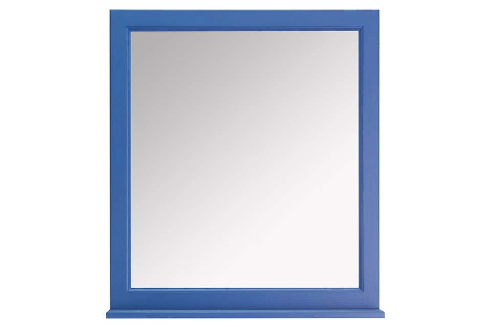 Мебель для ванной ASB Woodline Толедо 85 комплект, подвесной, синий, хром от магазина Vanna-Vanna.ru!